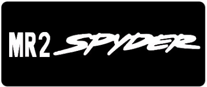 MR2 Spyder Sun Visor Sticker's